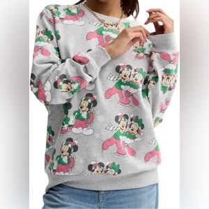 Disney Mickey & Minnie Gray Sweatshirt